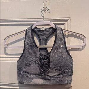 Gymshark Blue Racerback Sports Bra